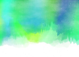 创意水彩抽象艺术画水彩晕染