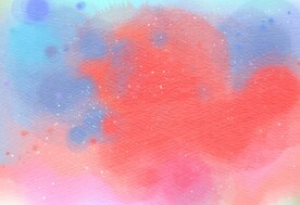 创意水彩抽象艺术画水彩晕染