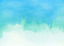 创意水彩抽象艺术画水彩晕染