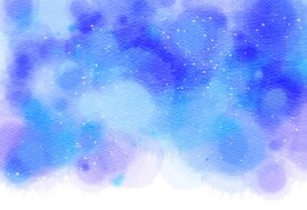 创意水彩抽象艺术画水彩晕染
