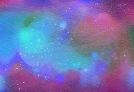 创意水彩抽象艺术画水彩晕染