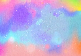 创意水彩抽象艺术画水彩晕染