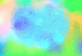 创意水彩抽象艺术画水彩晕染