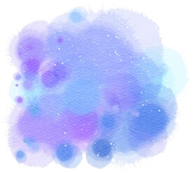 创意水彩抽象艺术画水彩晕染