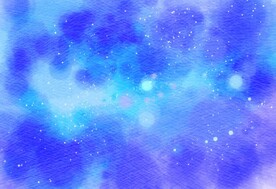 创意水彩抽象艺术画水彩晕染