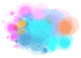 创意水彩抽象艺术画水彩晕染