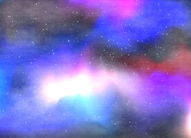 创意水彩抽象艺术画水彩晕染