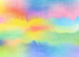 创意水彩抽象艺术画水彩晕染