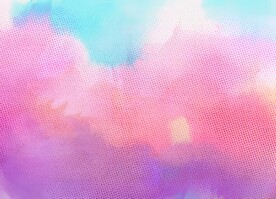 创意水彩抽象艺术画水彩晕染