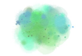 创意水彩抽象艺术画水彩晕染