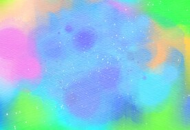 创意水彩抽象艺术画水彩晕染