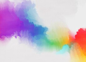 创意水彩抽象艺术画水彩晕染