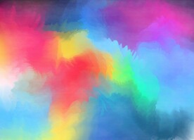 创意水彩抽象艺术画水彩晕染