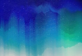 创意水彩抽象艺术画水彩晕染