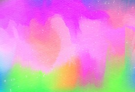 创意水彩抽象艺术画水彩晕染