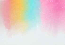 创意水彩抽象艺术画水彩晕染