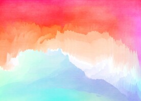 创意水彩抽象艺术画水彩晕染