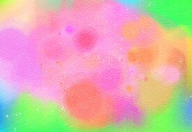 创意水彩抽象艺术画水彩晕染
