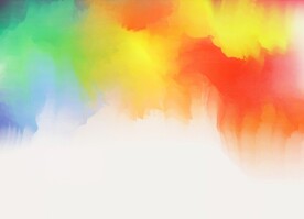 创意水彩抽象艺术画水彩晕染