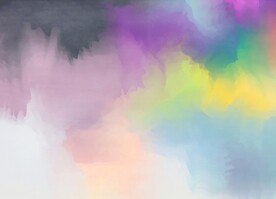 创意水彩抽象艺术画水彩晕染