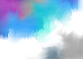 创意水彩抽象艺术画水彩晕染