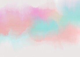 创意水彩抽象艺术画水彩晕染