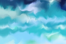 创意水彩抽象艺术画水彩晕染