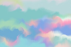 创意水彩抽象艺术画水彩晕染