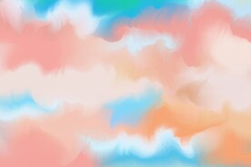创意水彩抽象艺术画水彩晕染