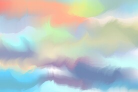 创意水彩抽象艺术画水彩晕染