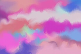 创意水彩抽象艺术画水彩晕染