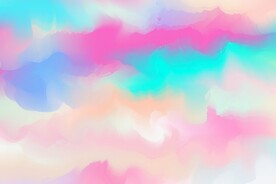 创意水彩抽象艺术画水彩晕染