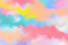 创意水彩抽象艺术画水彩晕染