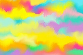 创意水彩抽象艺术画水彩晕染