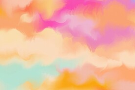 创意水彩抽象艺术画水彩晕染