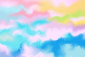 创意水彩抽象艺术画水彩晕染