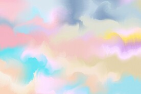 创意水彩抽象艺术画水彩晕染