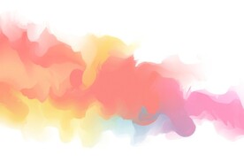 创意水彩抽象艺术画水彩晕染