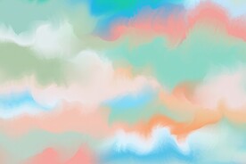 创意水彩抽象艺术画水彩晕染