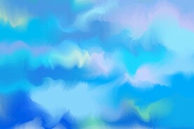 创意水彩抽象艺术画水彩晕染
