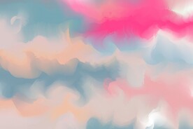 创意水彩抽象艺术画水彩晕染