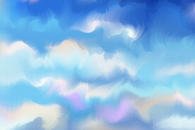 创意水彩抽象艺术画水彩晕染