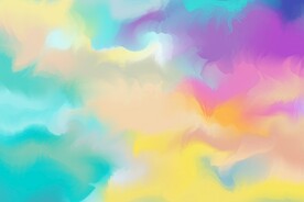 创意水彩抽象艺术画水彩晕染