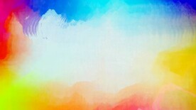 创意水彩抽象艺术画水彩晕染