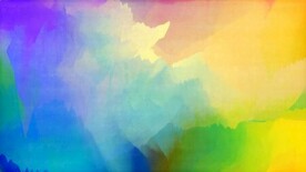 创意水彩抽象艺术画水彩晕染