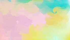创意水彩抽象艺术画水彩晕染