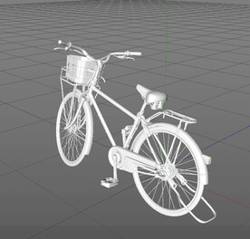 C4D模型 自行车 