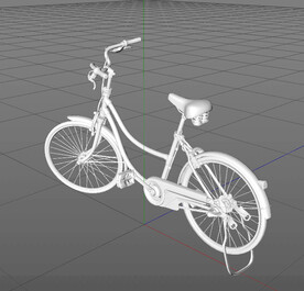 C4D模型 自行车  