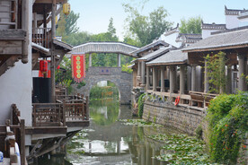 小桥流水江南古建筑
