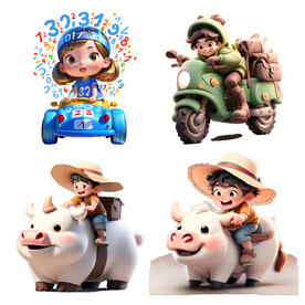 3D卡通人
